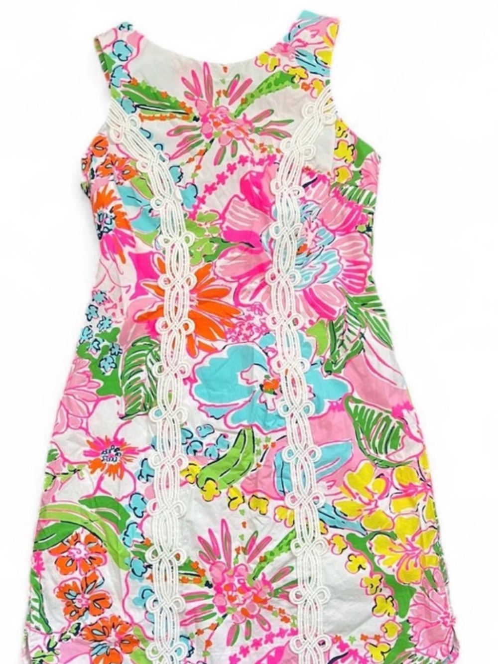 Lilly Pulitzer Pink Multi Floral Sleeveless Shift Dress
